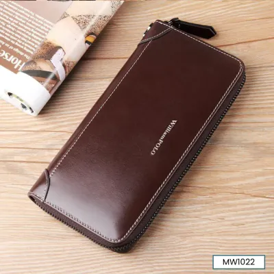 PANACHE DARK BROWN LONG WALLET